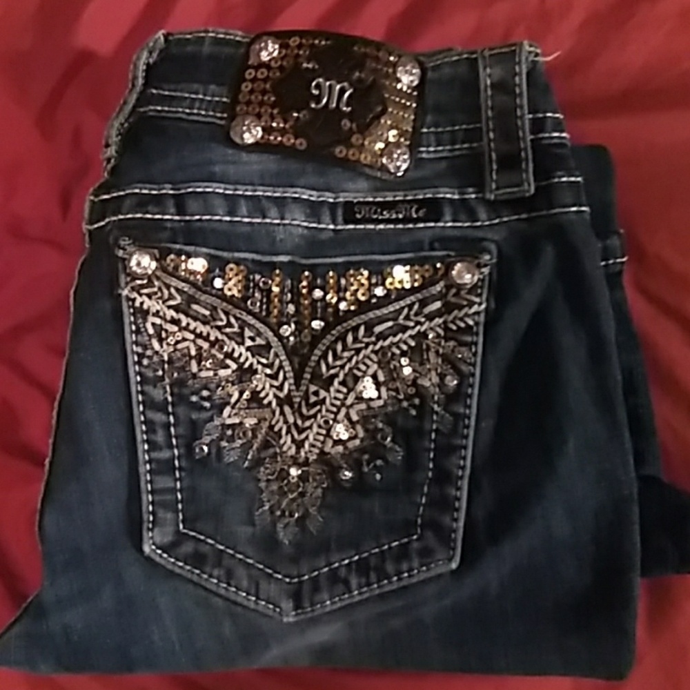 Size 28 miss me bootcut jeans